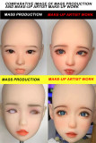 Real Girl Doll R9 TPE head M16 bolt with professional make-up option