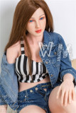 WM Doll Full Silicone Material Sex Doll 164cm/5ft4 D-Cup Doll with Silicone Head #18