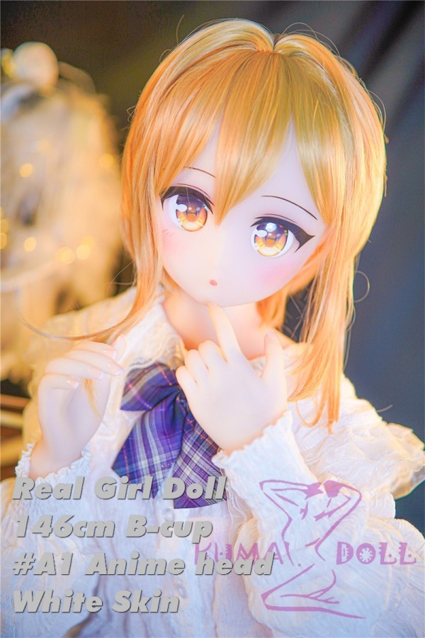 Real Girl Anime style TPE love doll 146cm/4ft8 B-cup #A1 head