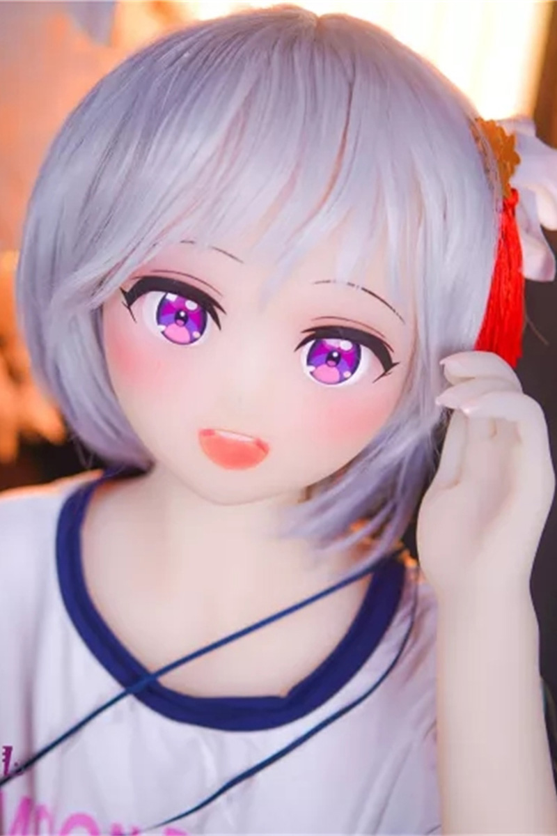 Real Girl Anime style TPE love doll 146cm/4ft8 B-cup #A3 head