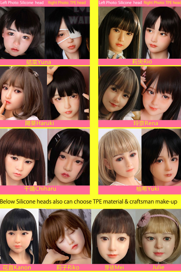 MLW doll Heads Only Sale Page（Suitable for M16 Bolt）Material&Makeup Selectable