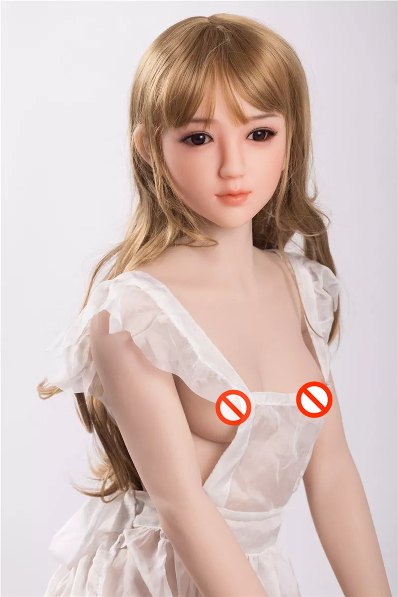 Sanhui Doll 145cm/4ft8 A-cup Silicone Sex Doll with Head #Yuki D