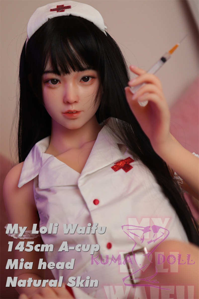 My Loli Waifu (abbreviated name MLW) Loli Sex Doll 145cm/4ft8 A-cup Mia head TPE material body+head+makeup selectable