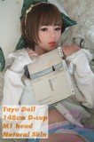 Tayu Doll Full Silicone Sex Doll 148cm/4ft9 D-cup with M1 Head Mio 19kg body+ M16 bolt Blue and White Matching