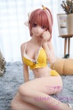 WM Doll Anime doll 146cm/4ft8 C-Cup Doll TPE Material Sex Doll with Mini Silione Head #28