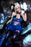 JY Doll Silicone Material Love Doll 163cm/5ft4 F-Cup Linmen head with body makeup
