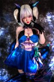 JY Doll Silicone Material Love Doll 163cm/5ft4 F-Cup Linmen head with body makeup
