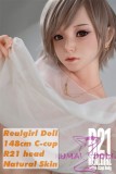 Real Girl Doll 148cm/4ft9 C-Cup TPE Sex Doll R21 head makeup selectable