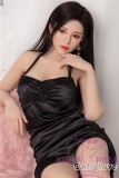 Only Love Sex Doll 168cm/5ft5 D-Cup #I Silicone head+TPE body - Black Pajamas