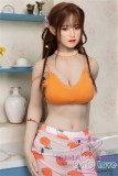 Only Love Sex Doll 168cm/5ft5 D-Cup #M Silicone head+TPE body - Orange Lingerie