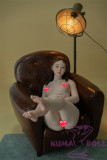 WAXDOLL Full silicone sex doll 147cm A-cup # GD06 head with Realistic body makeup