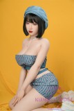 WAXDOLL Silicone Doll 165cm(5.41 ft) E-cup Full Size Lifelike Sex Doll with #GE04 Head