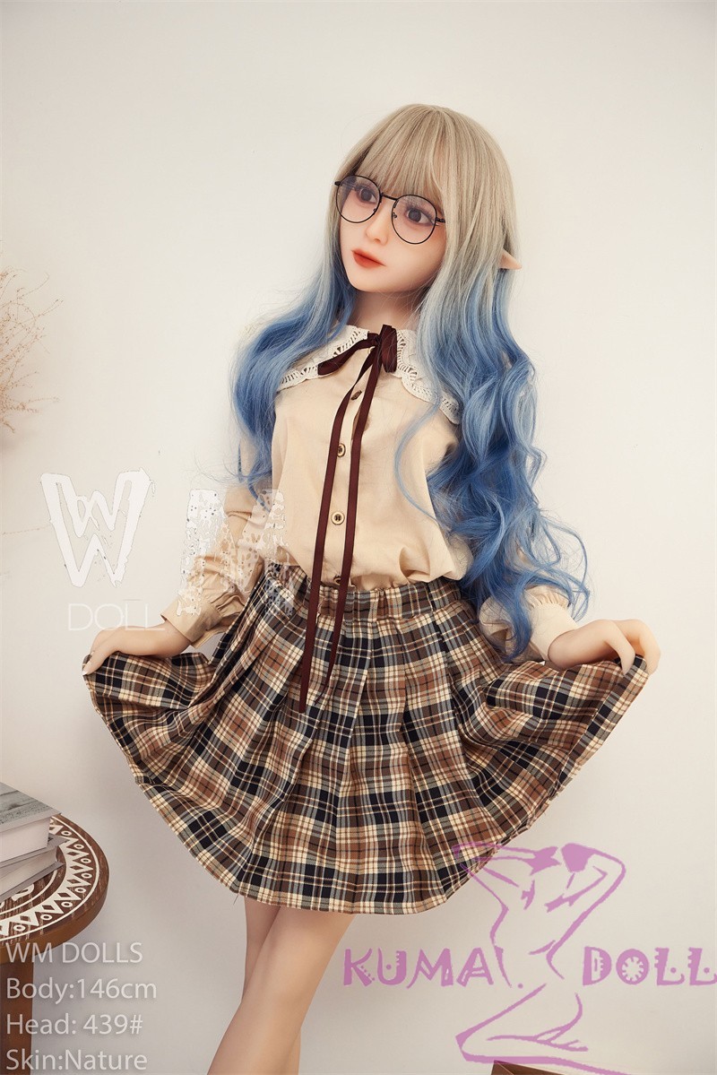 146cm4ft8 Wm Doll Anime Doll C Cup Doll Tpe Material Sex Doll With Mini Silione Head 439 