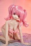 WM Doll Anime doll 146cm/4ft8 C-Cup Doll TPE Material Sex Doll with Mini Head #Y002