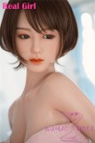 Real Girl Doll 158cm/5ft2 C-Cup Sex Doll Silicone head C6+TPE body(material selectable)