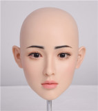 ZELEX Full silicone sex doll 170cm C-cup # GE45-4 head with realistic body makeup- Skin Color Tan