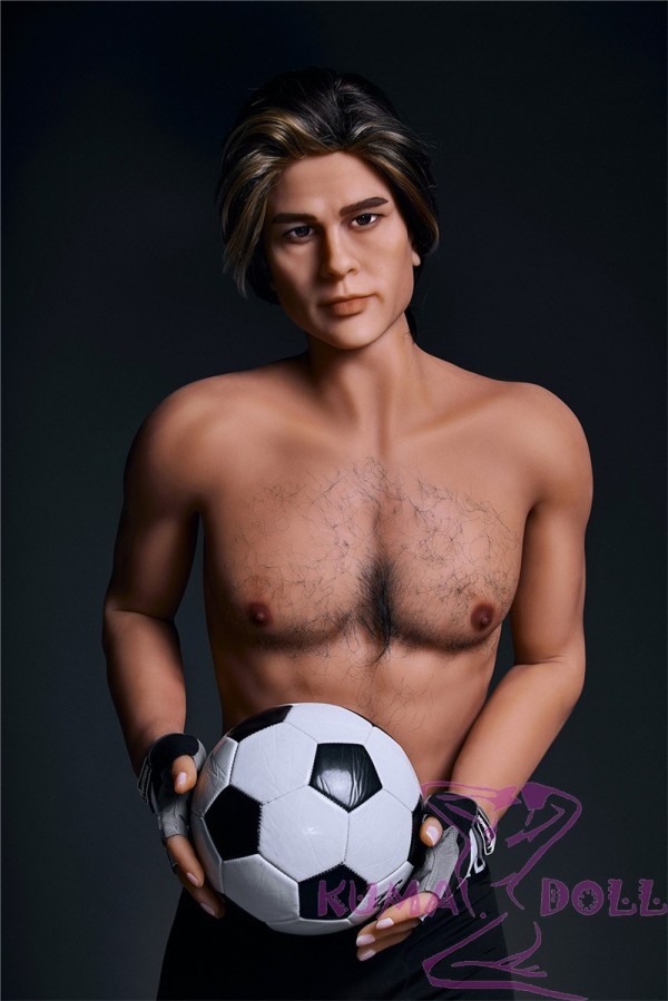Irontech Doll Male love doll 175cm/5ft7 silicone head Charles+ TPE body with detachable penis male doll(Tanned skin)
