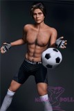 Irontech Doll Male love doll 175cm/5ft7 silicone head Charles+ TPE body with detachable penis male doll(Tanned skin)