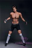 Irontech Doll Male love doll 175cm/5ft7 silicone head Charles+ TPE body with detachable penis male doll(Tanned skin)
