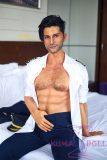 Irontech Doll Full Silicone Male love doll 176cm/5ft8 M3 head with detachable penis (Light Tan skin)