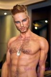 Irontech Doll Full Silicone Male love doll 176cm/5ft8 M1 head with detachable penis (Light Tan skin)