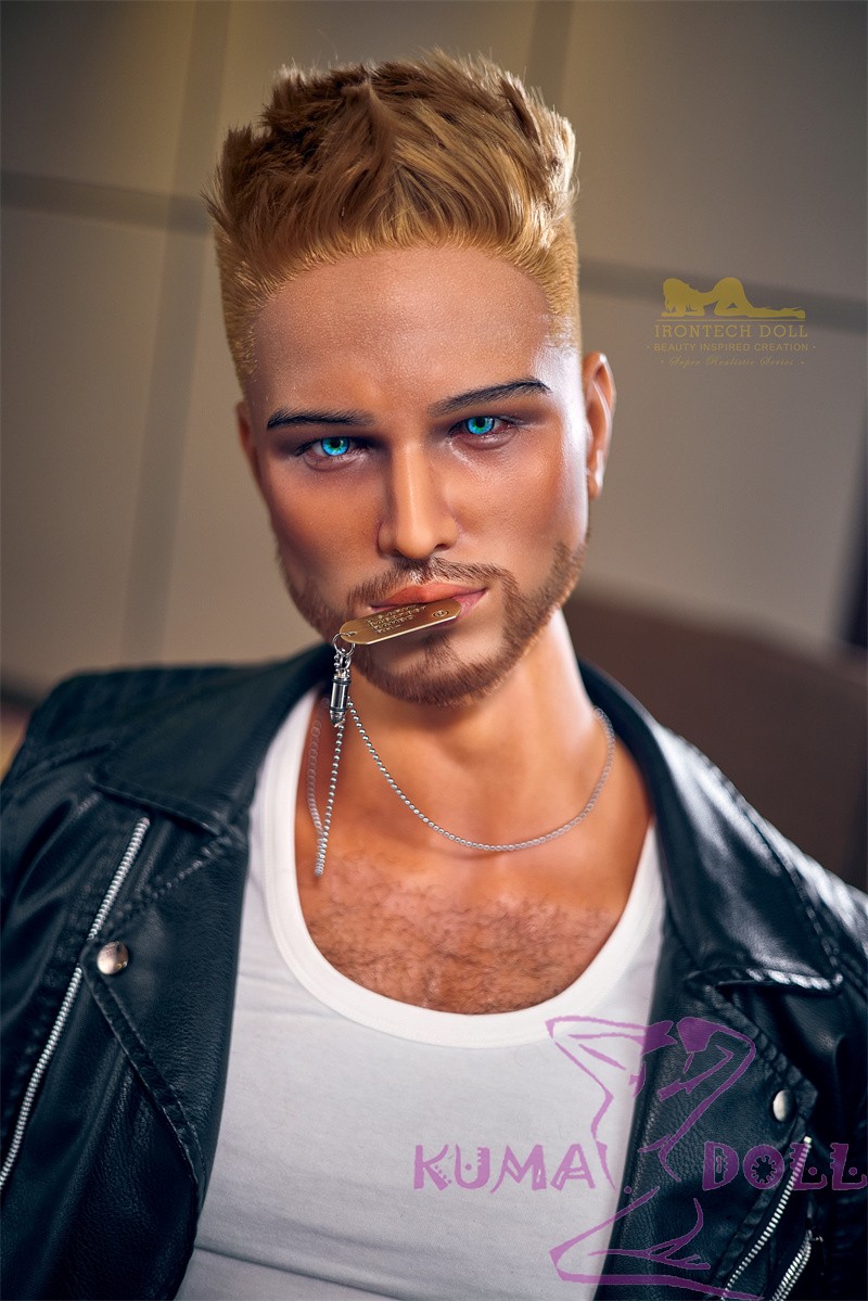 Irontech Doll Full Silicone Male love doll 176cm/5ft8 M1 head with detachable penis (Light Tan skin)