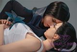 Game Lady Full silicone 168cm/5ft5 E-cup No.1-1 head with realistic makeup, eyebrows and eyelashes implanted