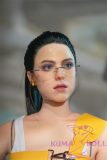 Game Lady Full silicone 168cm/5ft5 D-cup No.1-2 head with realistic makeup, eyebrows and eyelashes implanted