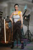 Game Lady Full silicone 168cm/5ft5 D-cup No.1-2 head with realistic makeup, eyebrows and eyelashes implanted
