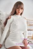 WM Doll TPE Material Love Doll 175cm/5ft7 G-Cup Doll with Head #56 Skin Color-Light Tan