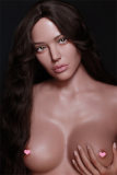 ZELEX Full silicone sex doll 170cm C-cup # GE55_3 head with realistic body makeup- Skin Color Light Tan