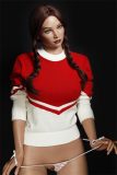 ZELEX Full silicone sex doll 170cm C-cup # GE50_1 head with realistic body makeup- Skin Color Light Tan