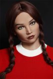 ZELEX Full silicone sex doll 170cm C-cup # GE50_1 head with realistic body makeup- Skin Color Light Tan