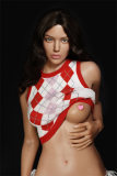 ZELEX Full silicone sex doll 170cm C-cup # GE55_3 head with realistic body makeup- Skin Color Light Tan