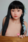 MLW doll Loli Sex Doll 145cm/4ft8 A-cup Akari head TPE material body+head+makeup selectable
