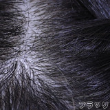 Black implanted hair(only available for silicone head)