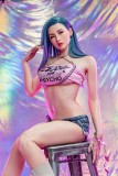 ZELEX Full silicone sex doll 170cm C-cup #GE07_3 head with realistic body makeup- Skin Color Natural