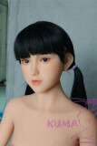 MLW doll Loli Sex Doll 145cm/4ft8 A-cup Arisa head TPE material body+head+makeup selectable