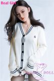 Real Girl Doll 158cm/5ft2 C-Cup Sex Doll Silicone head C5+TPE body(material selectable)