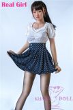 Real Girl Doll 158cm/5ft2 C-Cup Sex Doll Silicone head C3+TPE body(material selectable)