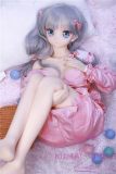 MOZUDOLL 145cm/4ft8 D-cup TPE love doll with XiaoSha 2D Anime head