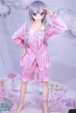MOZUDOLL 145cm/4ft8 D-cup TPE love doll with XiaoSha 2D Anime head