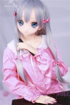 MOZUDOLL 145cm/4ft8 D-cup TPE love doll with XiaoSha 2D Anime head