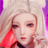 MOZUDOLL 145cm/4ft8 D-cup TPE love doll with XiaoSha 2D Anime head