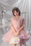 Sanhui Doll 145cm/4ft8 D-cup Silicone Sex Doll with Head #11-Pink dress
