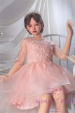 Sanhui Doll 145cm/4ft8 D-cup Silicone Sex Doll with Head #11-Pink dress