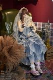 WM Doll TPE Material Sex Doll 164cm/5ft4 D-Cup with body makeup Head #455 - Blue Pleated Dress