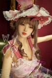 WM Doll TPE Material Sex Doll 164cm/5ft4 D-Cup with body makeup Head #455 - Red Pleated Dress
