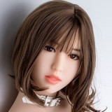 WM Doll TPE Material Sex Doll 164cm/5ft4 D-Cup with body makeup Head #455 - Blue Pleated Dress