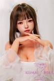 Real Girl Doll 148cm/4ft9 C-Cup TPE Sex Doll R65 head makeup selectable(Recommend you choose 157cm body)-White dress